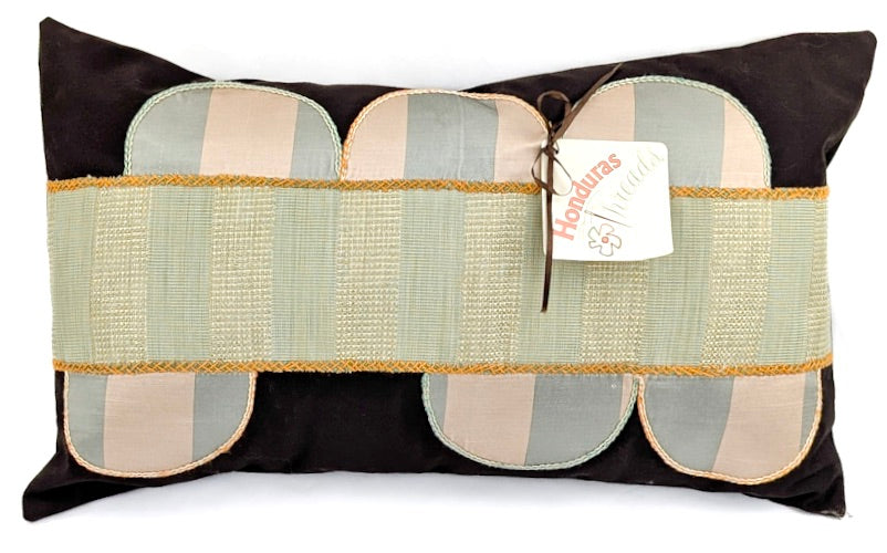 Piedras Lunar Design by Pamela Nelson. Hand Embroidered on dark chocolate (Copy) Pamela Nelson