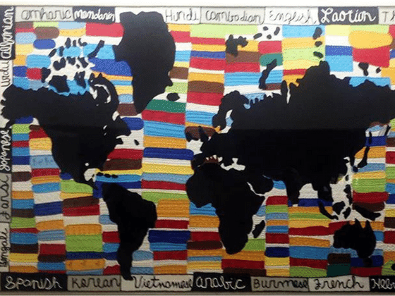 We're not afraid of big commissioned jobs! We've done wall hangings, banners, and more.