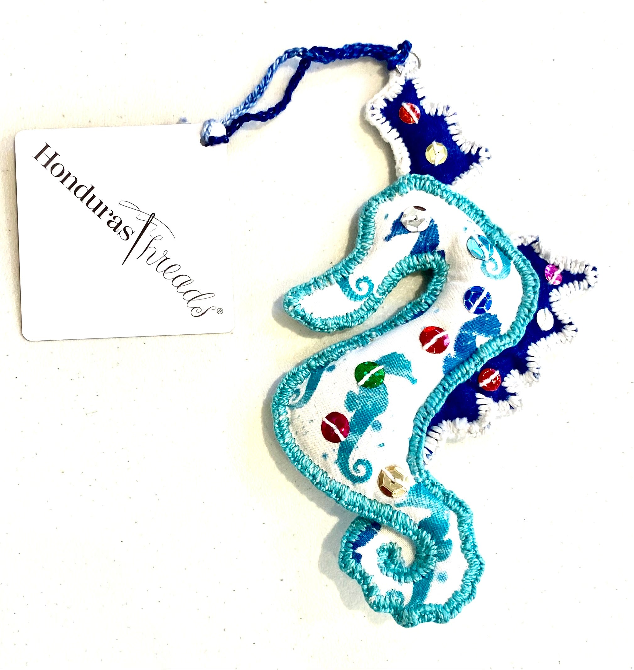 Sea horse Christmas ornament Honduras Threads