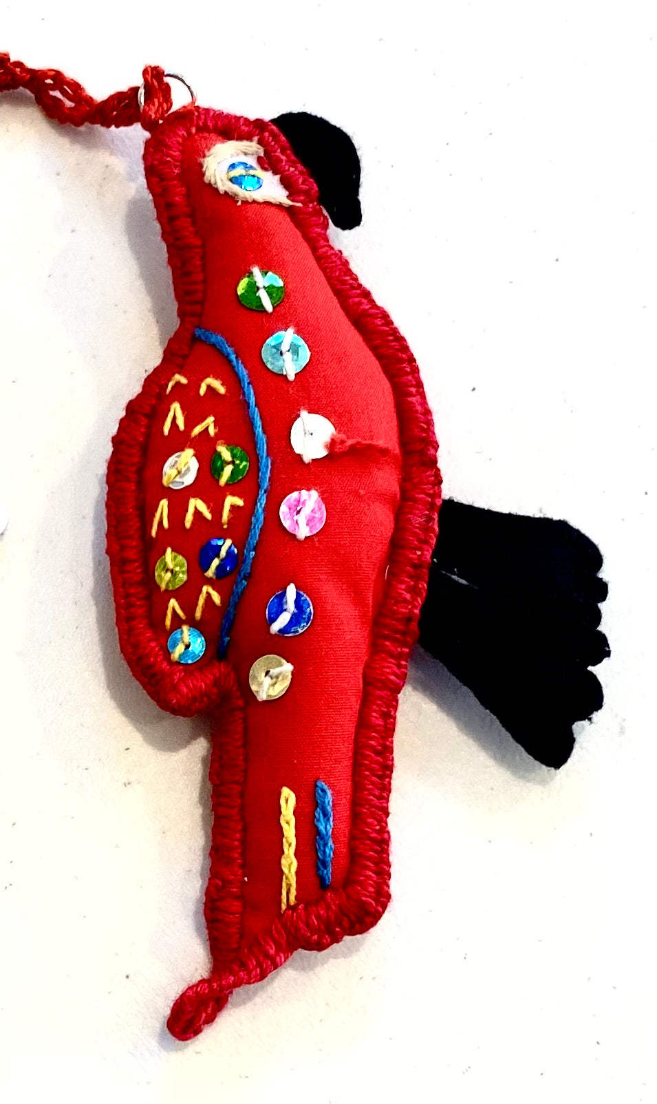 Macaw Christmas ornament Honduras Threads