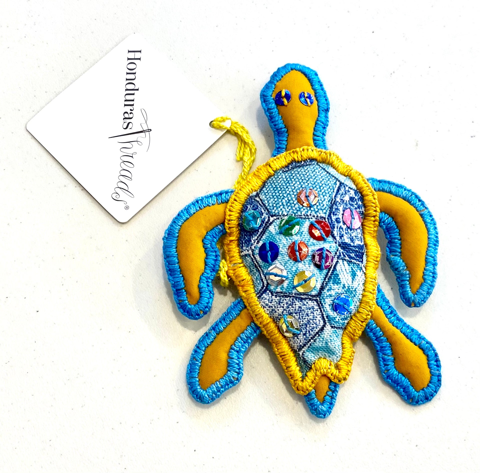 Sea turtle Christmas ornament Honduras Threads