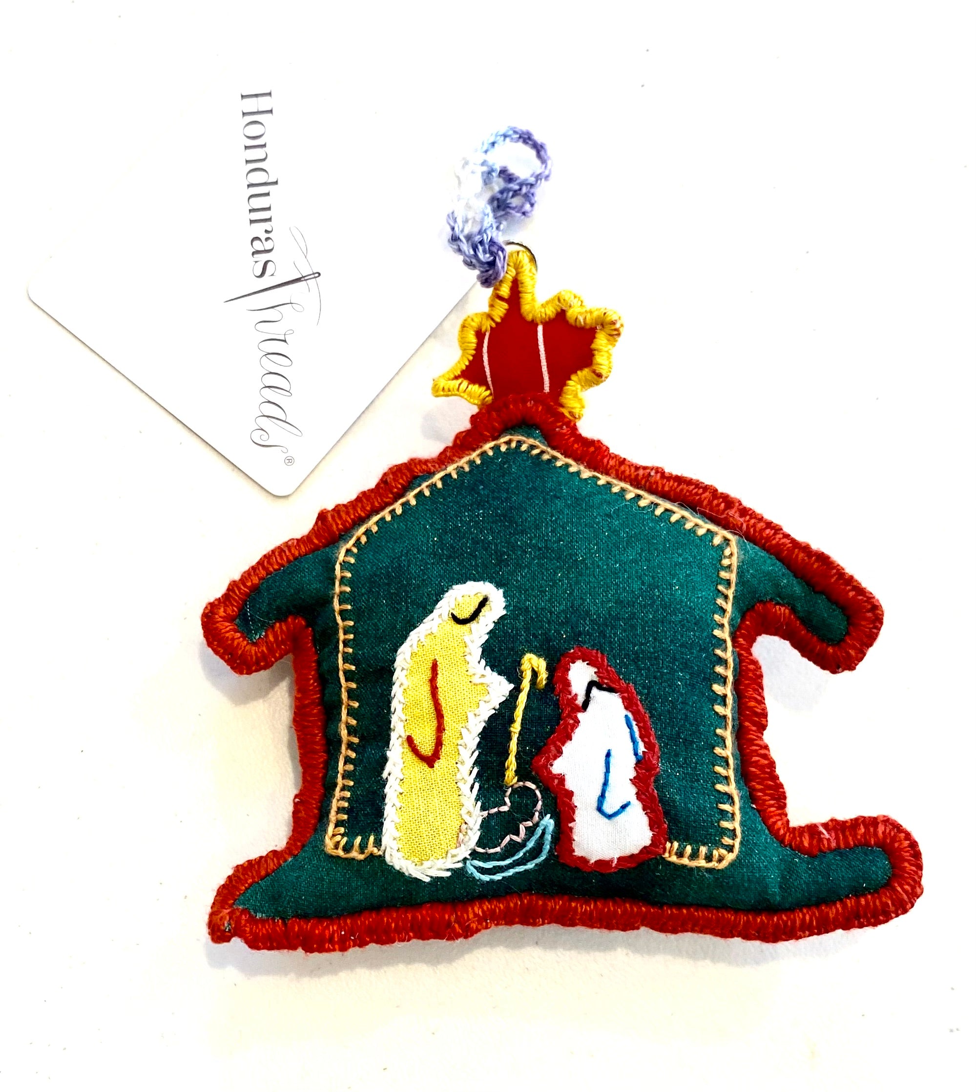 Nativity Christmas ornament Honduras Threads