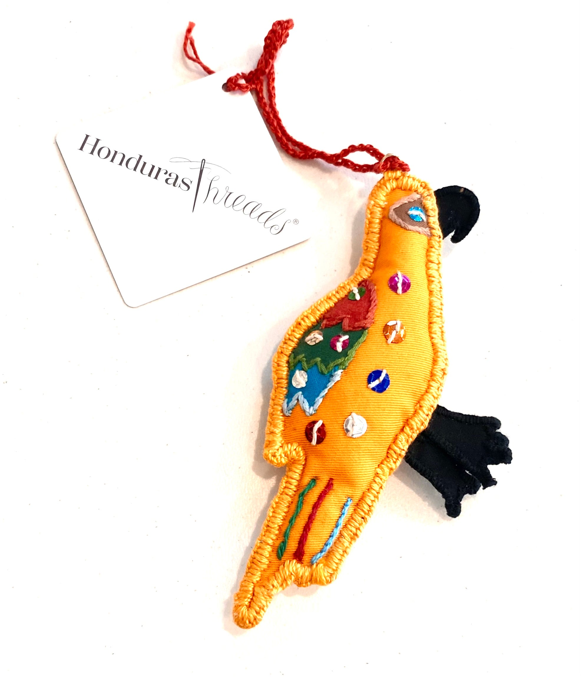 Macaw Christmas ornament Honduras Threads