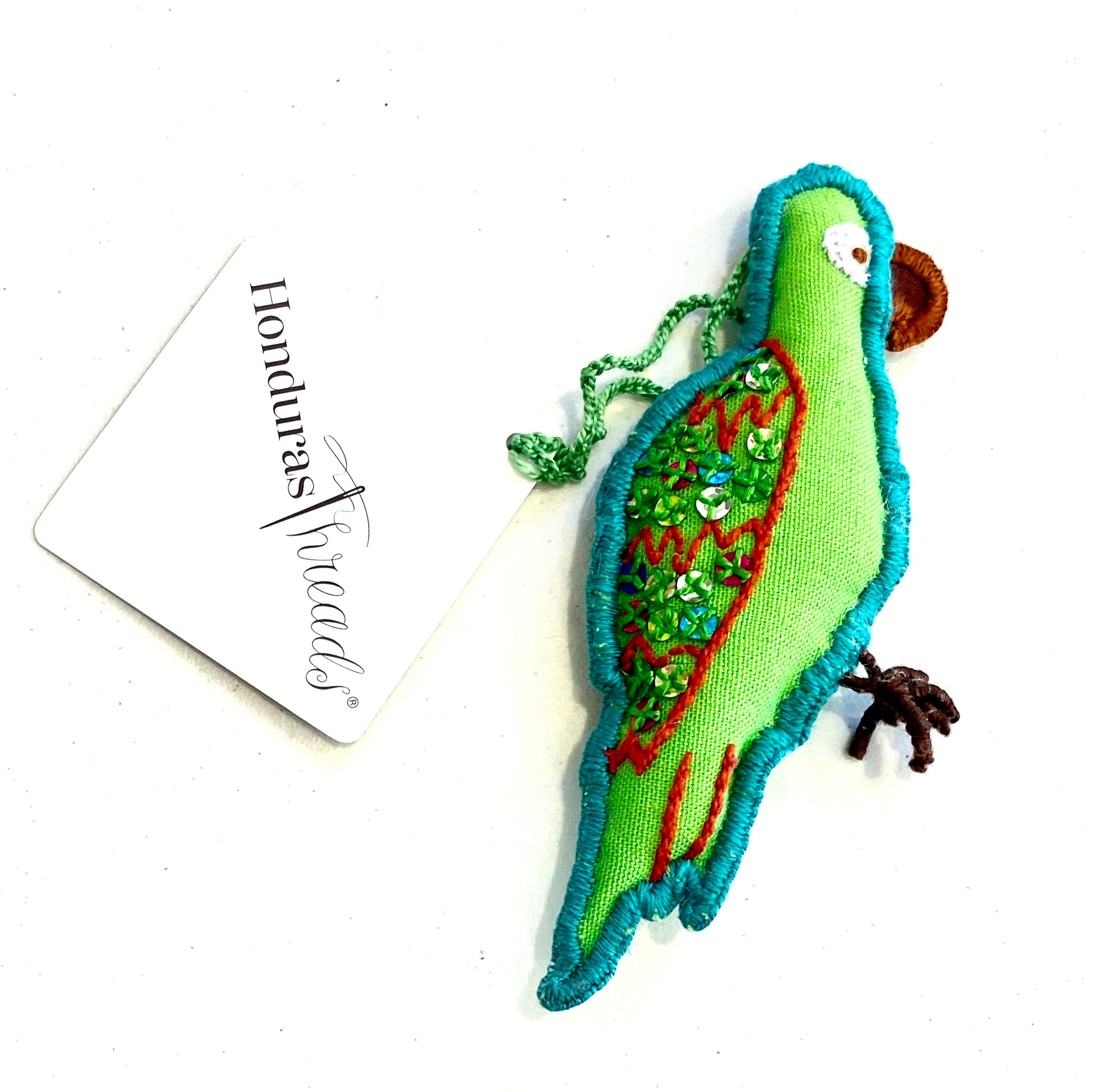 Macaw Christmas ornament Honduras Threads