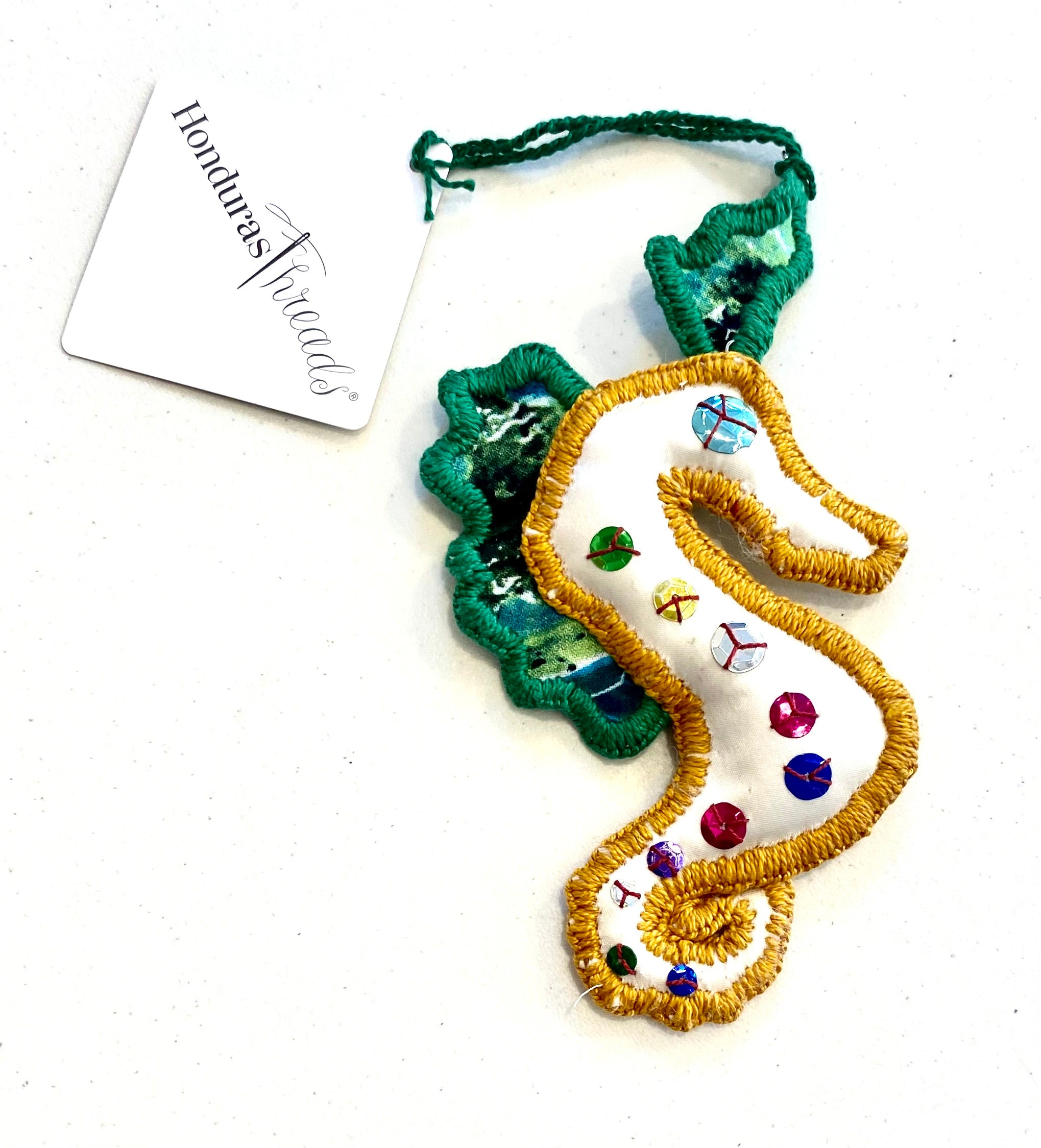 Sea horse Christmas ornament Honduras Threads