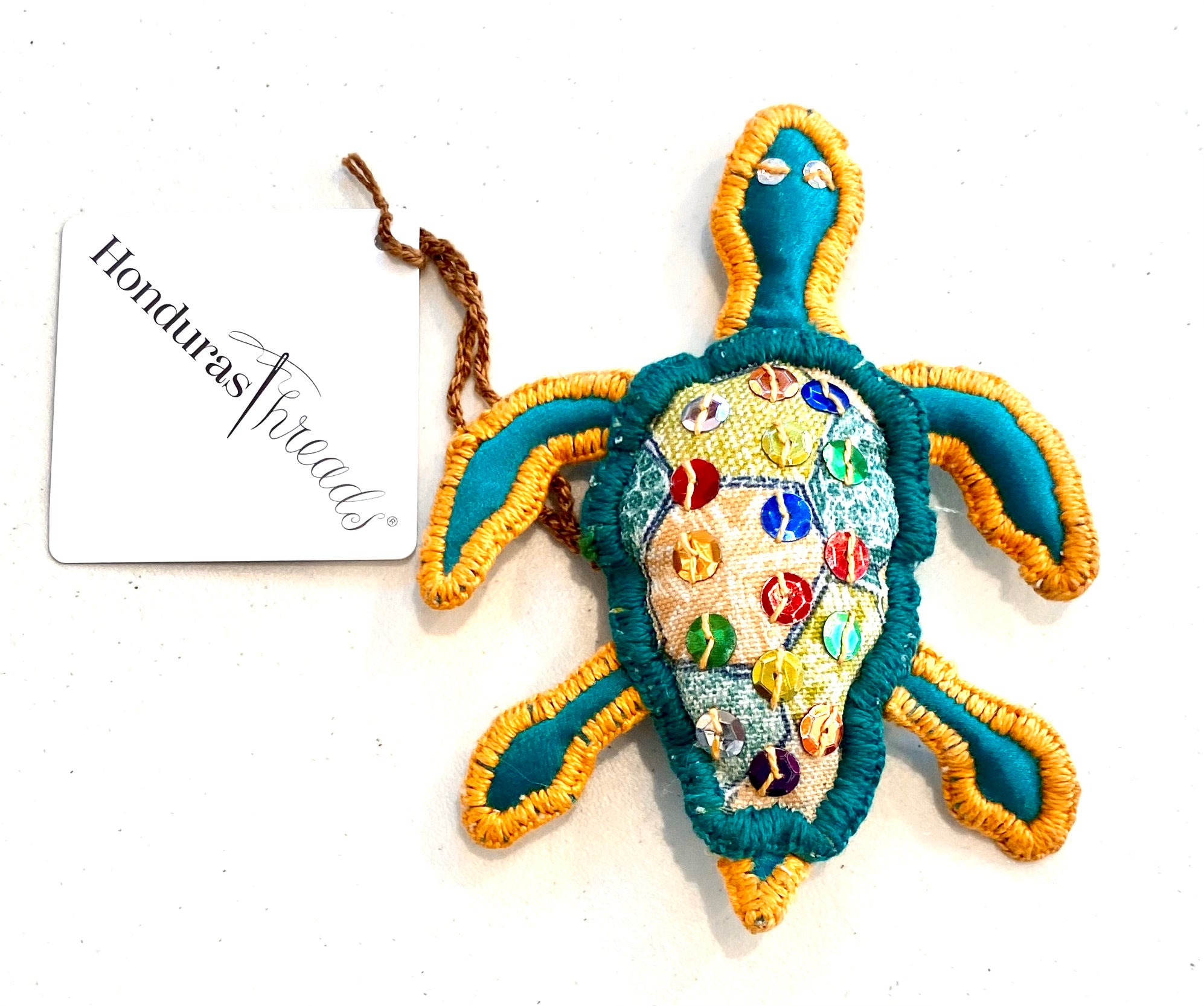 Sea turtle Christmas ornament Honduras Threads