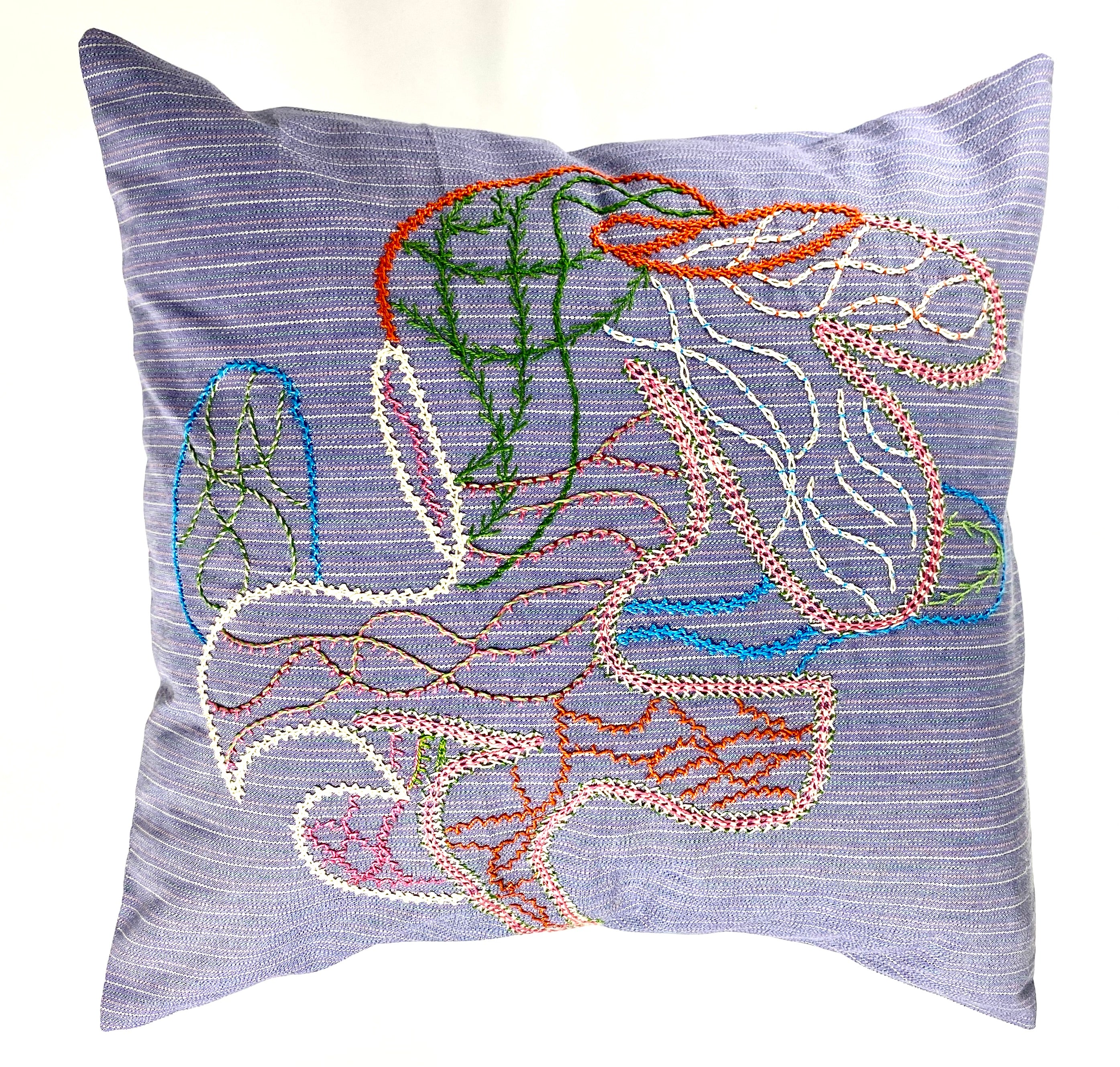 Form afloat on blue Honduras Threads
