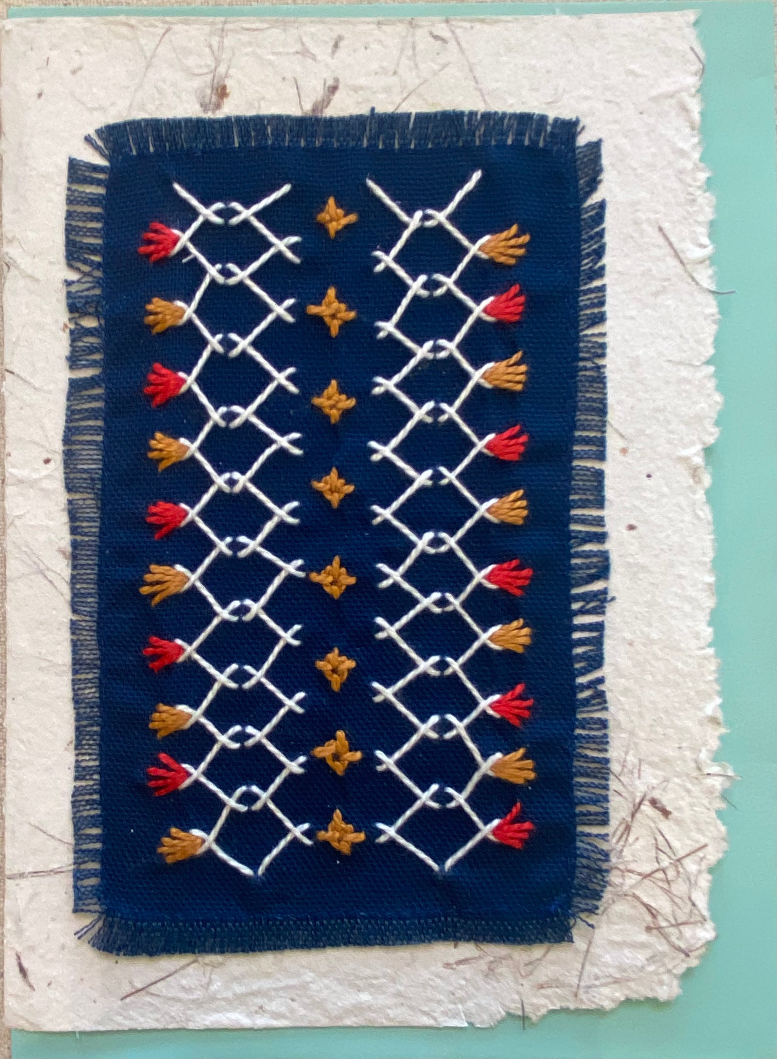Greeting card Honduras Threads