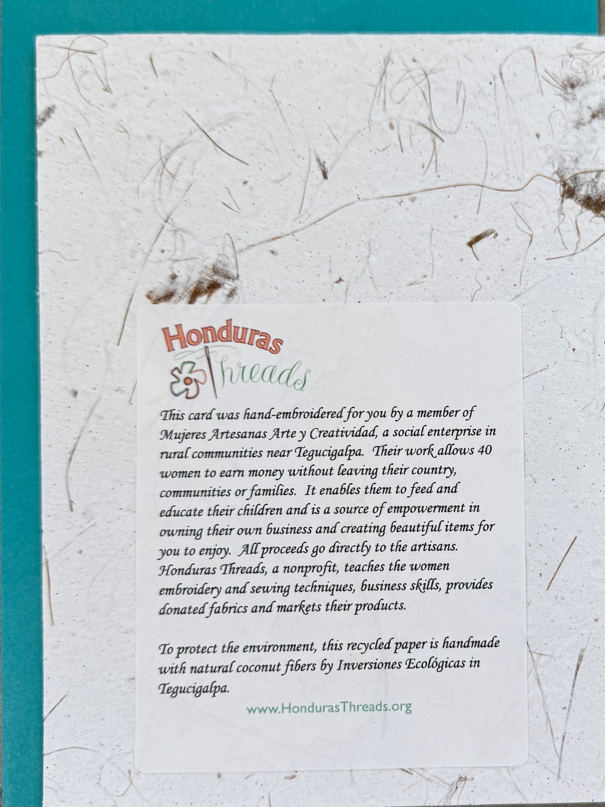 Christmas card Honduras Threads