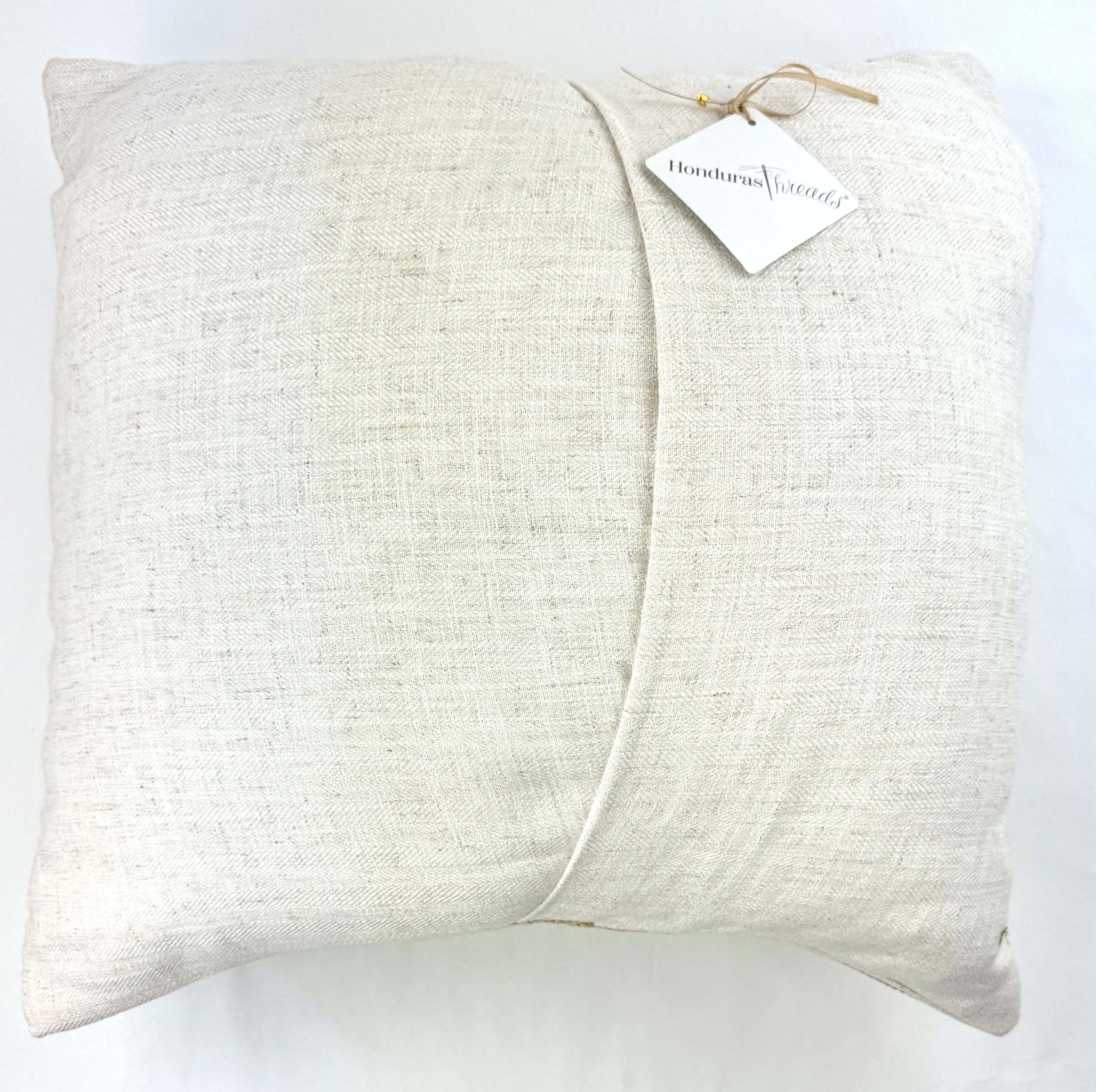 Monstera on blue denim Honduras Threads