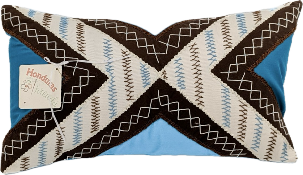 Piedras Lunar Design by Pamela Nelson. Hand Embroidered on black Pamela Nelson