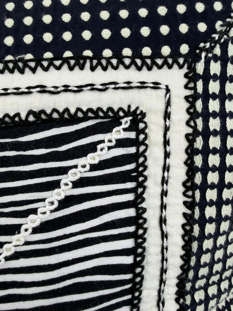 De Colores Design by Pamela Nelson.  Hand Embroidered Pillow on white (Copy) Pamela Nelson