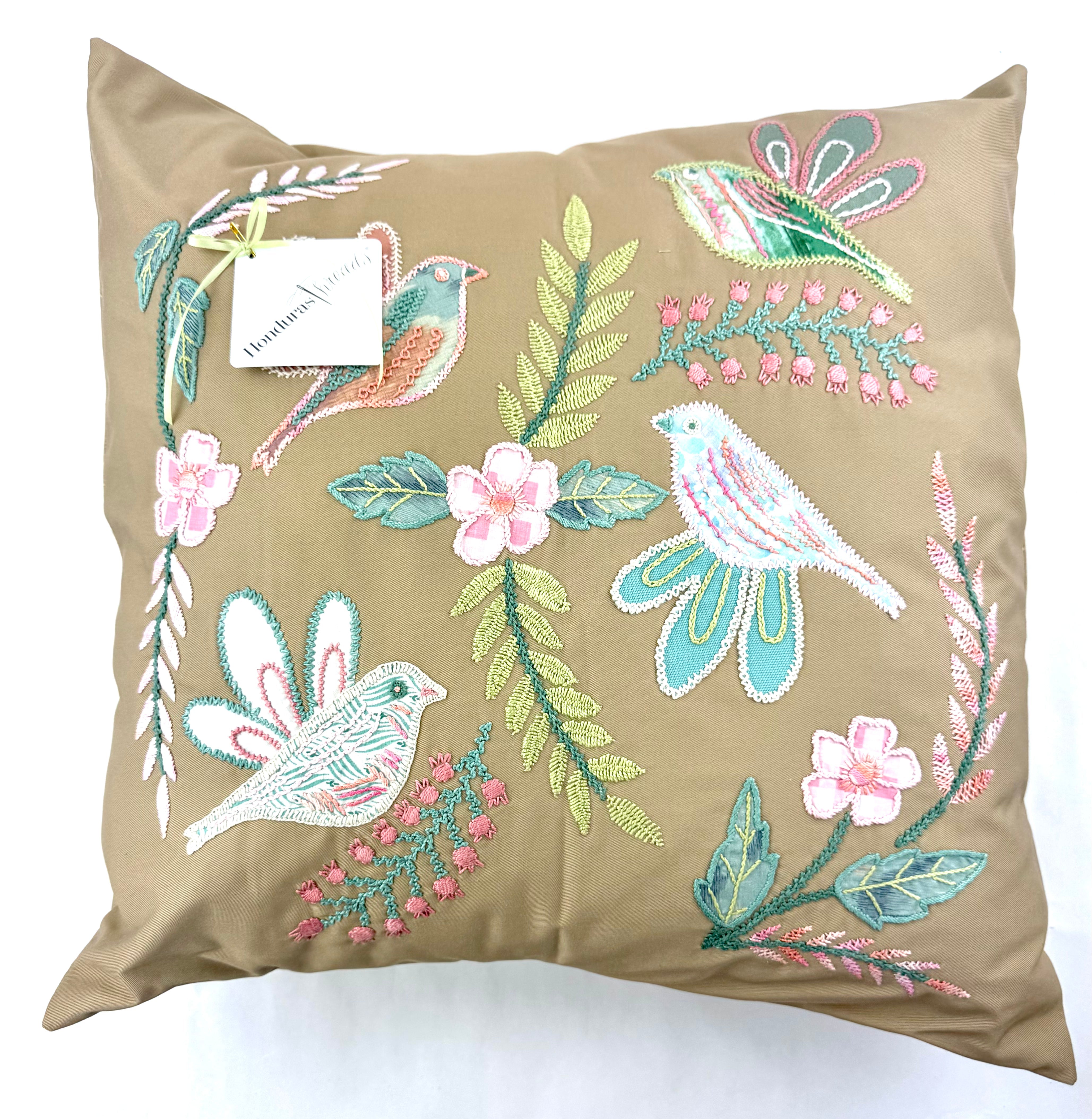 Four Birds Design by Kate Juett Honduras Threads