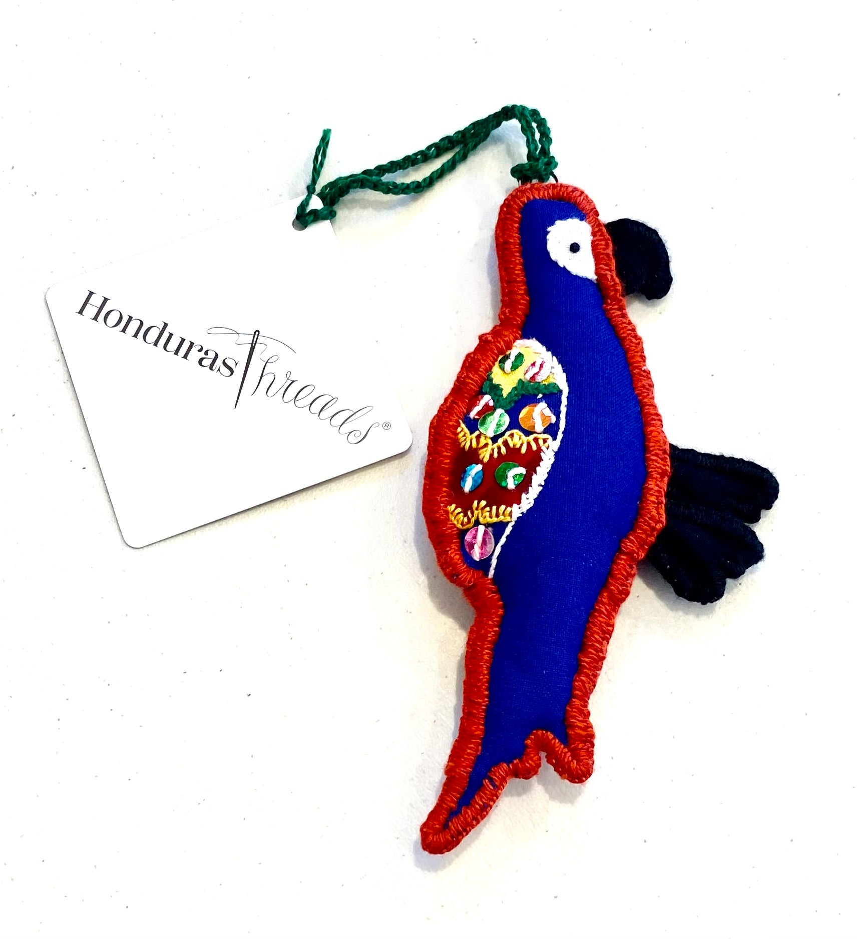 Macaw Christmas ornament Honduras Threads