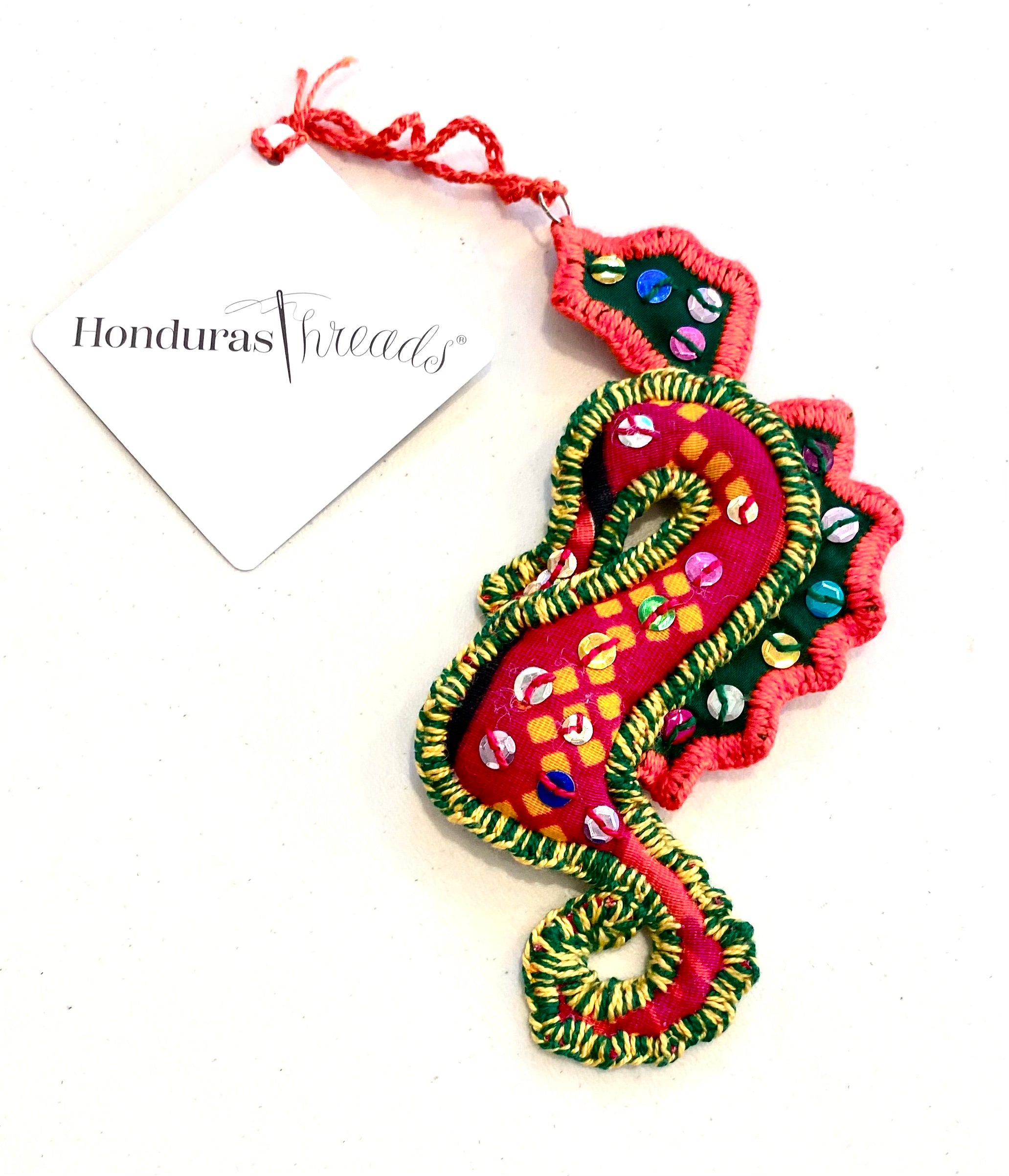 Sea horse Christmas ornament Honduras Threads
