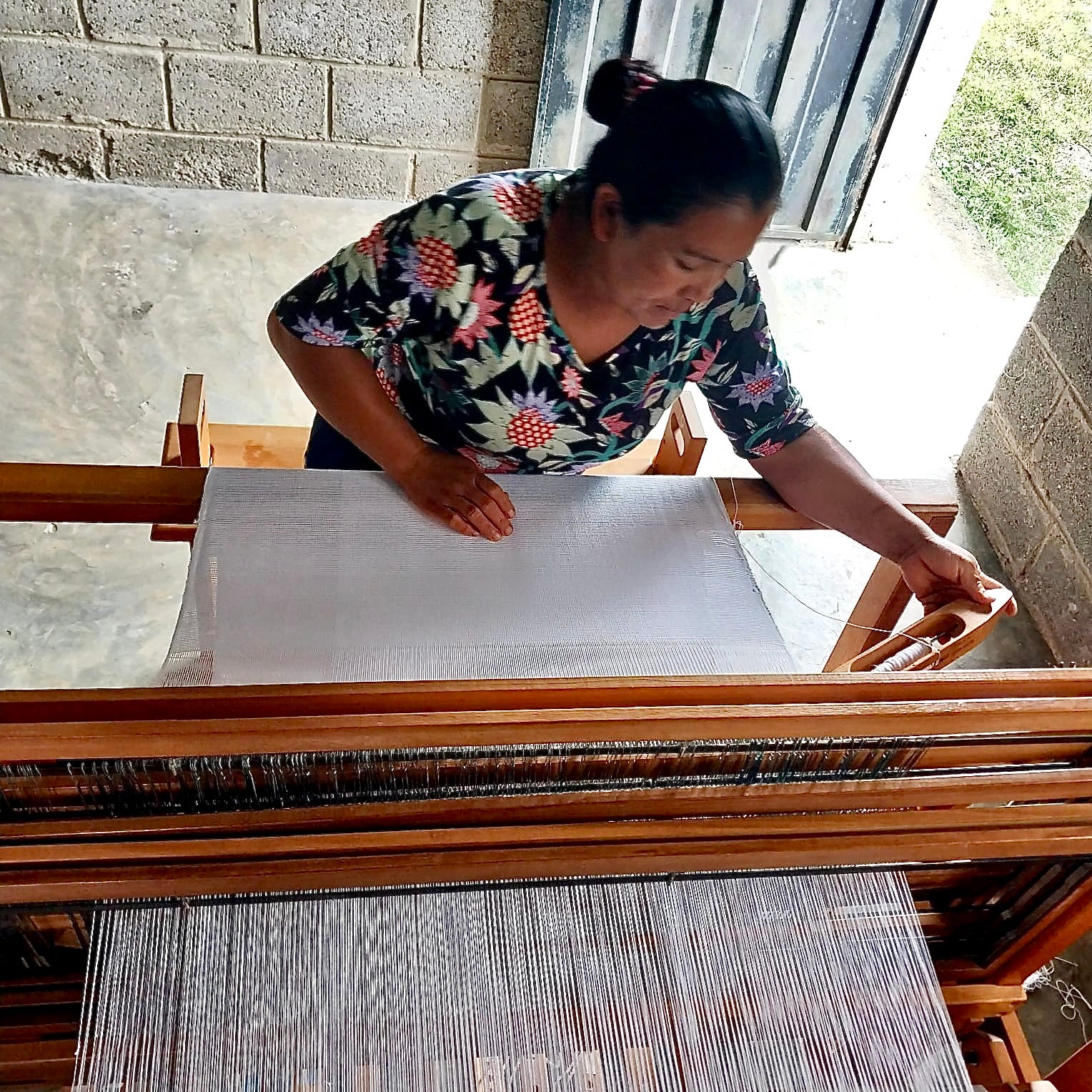 Handwoven, hand embroidered shawl Honduras Threads